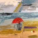 Beach With Umbrella