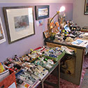 Sudio 2014  —  Paints and work table